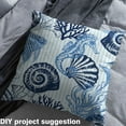 thumbnail image 2 of Castle Fairy Teens Seahorse Seashell Fabric by the Yard 1 Yard,Geometric Stripes Home Decor Fabric by the Yard,Marine Animal Room Decor Fabric by the Yard,Microfiber Bedroom Decor, 2 of 6