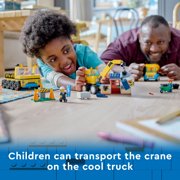 LEGO City Construction Trucks and Wrecking Ball Crane Building Toys - Pretend Play Toy & Figures Playset for Boys & Girls, Ages 4+ Gift Idea for Kids - Includes 3 Minifigures and Trucks - 60391