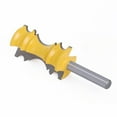 thumbnail image 4 of Large Elaborate Milling Cutter for Chair Rail Molding, Ideal Crown Molding Router Bit Woodworking Tool, 4 of 9