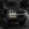 thumbnail image 5 of Nuvision for 03-24 Express Savana 1500-3500 Switchback F-LED DRL Headlight Lamps Smoked, 5 of 9