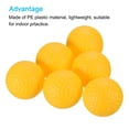 thumbnail image 4 of Uxcell Plastic 41mm Hollow Swing Training Golf Practice Ball Yellow 40 Pcs, 4 of 5