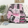 thumbnail image 2 of Social Worker Gifts for Women Throw Blanket 60" X 50", Best Social Worker Appreciation Graduation Gifts, Gift for Social Workers Women, Social Work Month 2024 Gifts, School Social Worker Office Decor, 2 of 6