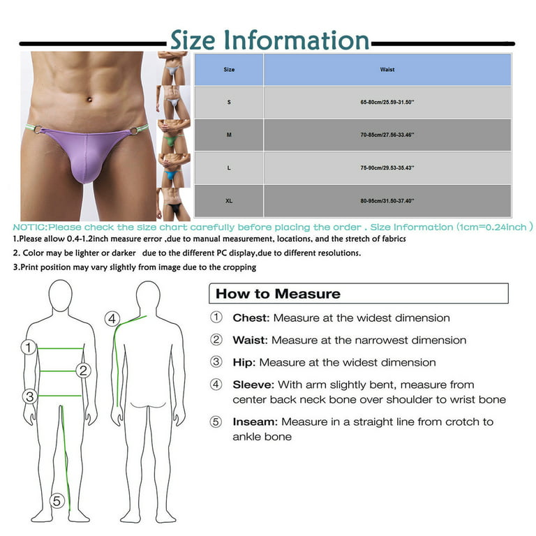 YDKZYMD Men'S Low Rise Thong Jockstrap Sexy Underwear G-String Supporter  Bulge Pouch Athletic Briefs T-Back Underpants 
