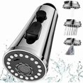 thumbnail image 4 of 3 Modes Kitchen Faucet Spray, Pull Out Kitchen Sink Spray G1/2 Head Kitchen Faucet Spray Replacement for Bathroom Sink, 4 of 4