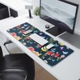thumbnail image 2 of Long Mouse Pads for Desk,Pioneer Flower Floral Print Pattern Desk Mats on Top Of Desks, Desk Mouse Pad Extra Large with 3mm Non-Slip Base and Stitched Edge for Gaming,Office,Work,Home 31.5"x11.8", 2 of 6