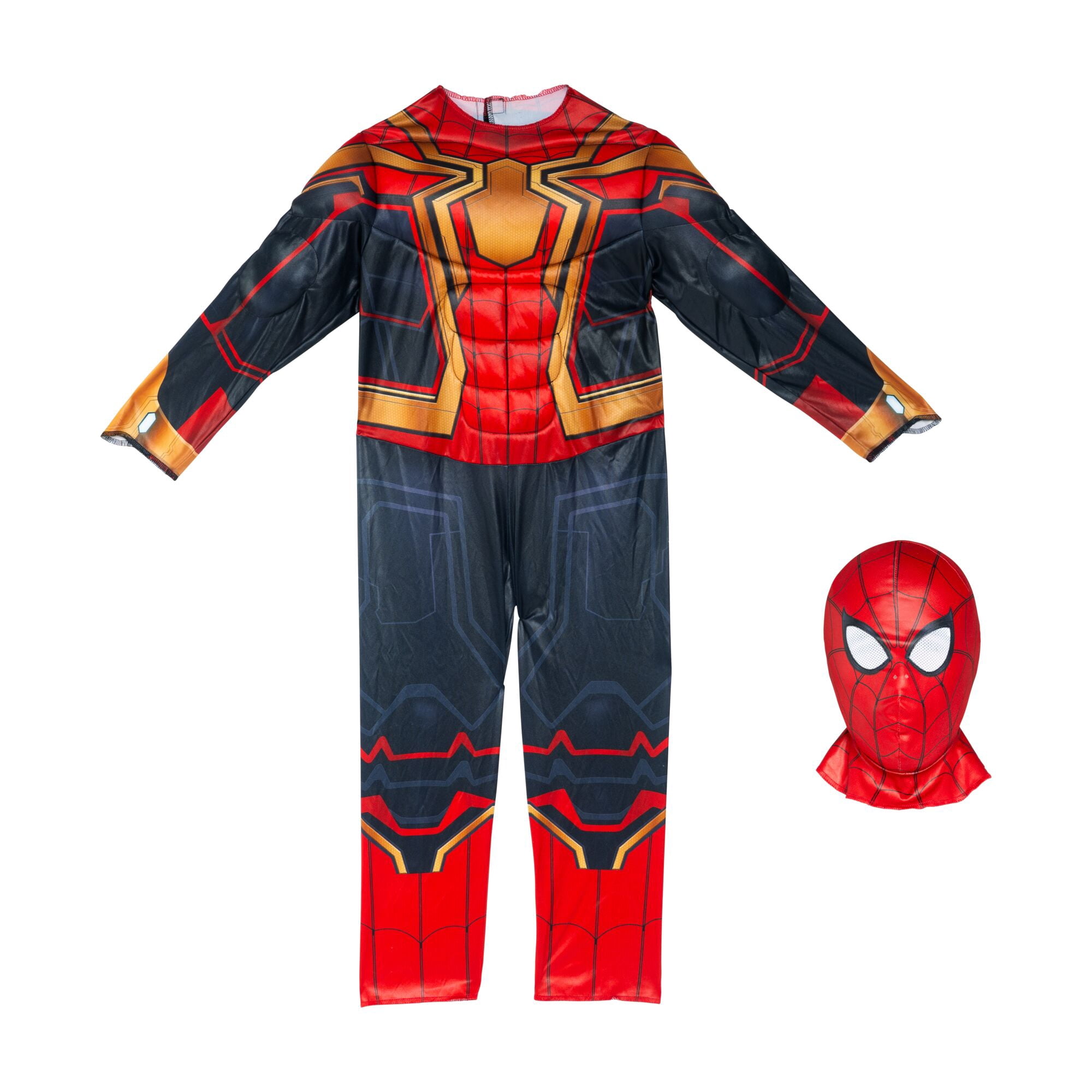 Marvel's Spider-man Integrated Halloween Costume for Children, Boy's Size M (8), by Jazwares