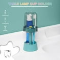 thumbnail image 3 of Toothbrush Holder Stand with Tooth Brush Cups/Cover, Toothpaste Holder Stand with 3Slots，Dental Storage Organizer Holder Stand, for Toothpaste (Blue), 3 of 7