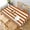 Orange and White Candy Stripes, variant on Rectangle Tablecloth Orange and White Candy Stripes Oblong Table Cover Washable Table Cloths for Kitchen Dinning Party Tabletop Modern Decoration 60 x 102inch