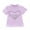 Purple, variant on Little Girls Cute Graphic Tees Short Sleeve Versatile Tshirt Tops