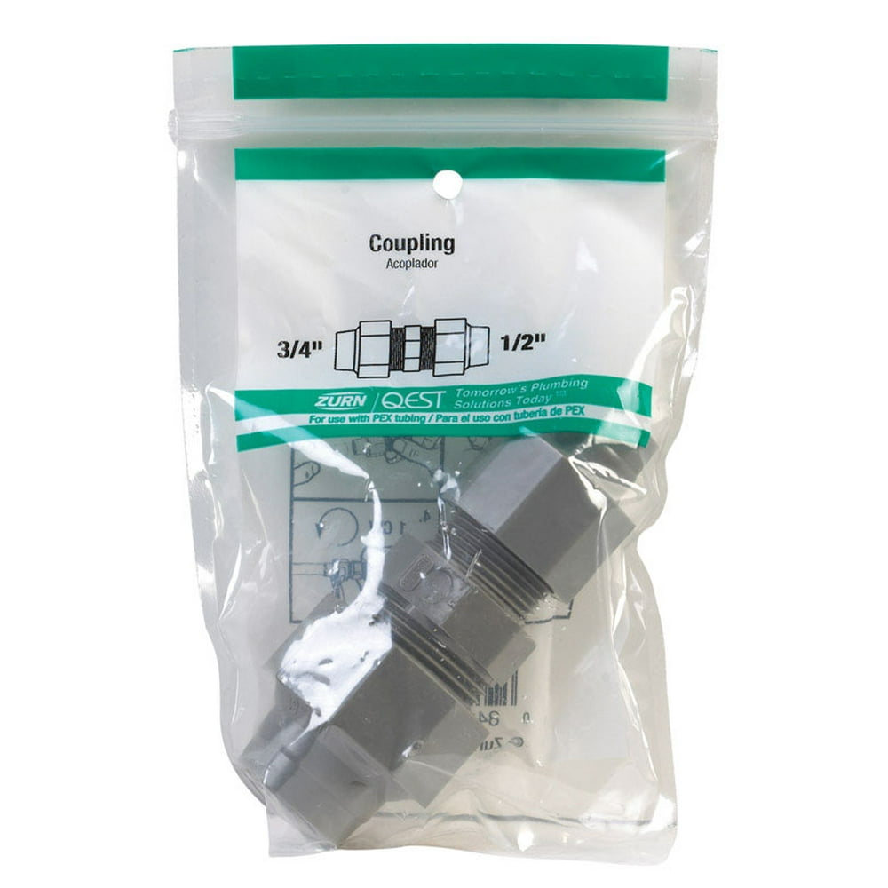 Zurn 1/2 in. CTS x 3/4 in. Dia. CTS Polybutylene Coupling