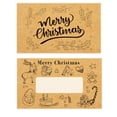 thumbnail image 1 of Daily Mix Store 30Pcs Christmas Scratch Cards with Santa Claus and Christmas Tree Pattern Vouchers, Party Game Pri, 1 of 9