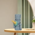 thumbnail image 4 of Estatua de personas con patrón maya, florero, colección de figuritas, maceta creativa Verde, 4 of 9