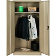 thumbnail image 2 of Global Industrial Unassembled Wardrobe Cabinet, 36x24x72, Tan, 2 of 7