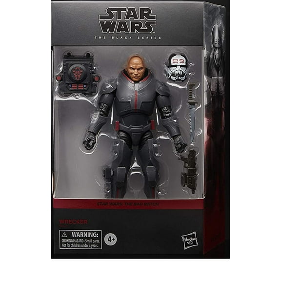 Star Wars The Black Series Wrecker Star Wars: The Bad Batch Collectible Deluxe Figure (NON-MINT PACKAGE)
