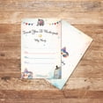 thumbnail image 5 of Monebena 24 Pcs Theme Party Happy Birthday Invitation Card Handwritten Blessing Invitation Card Cartoon Animal Theme Invitation Card M01, 5 of 7