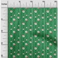 thumbnail image 1 of oneOone Cotton Flex Green Fabric Merry Christmas Diy Clothing Quilting Fabric Print Fabric By Yard 40 Inch Wide-3HC, 1 of 4