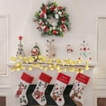 thumbnail image 3 of Christmas Bells Garlands with Jingle Hanging Balls, Festive Christmas Tree Decorations for Shopping Mall Hotel Window Displays, Holiday Ornaments for Home Indoor Outdoor Celebration, 70.87in, Gold, 3 of 7