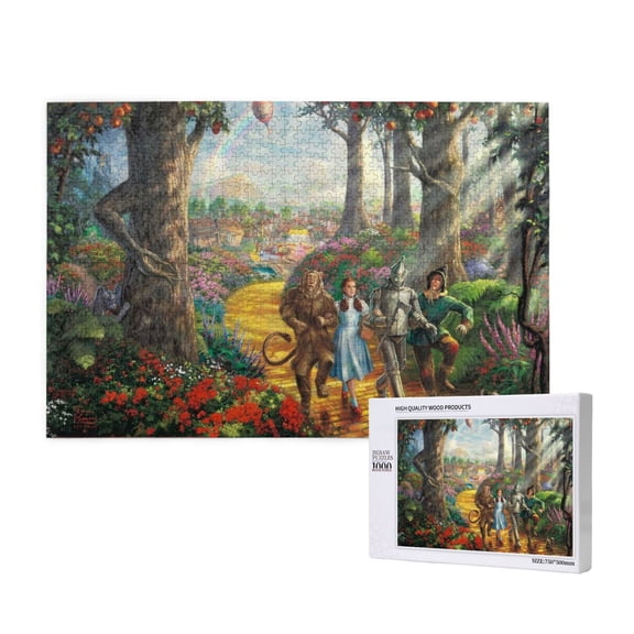 The Wonderful Wizard Of Oz Jigsaw Puzzle,1000 puzzle pieces Gift Toys Art Home Decor