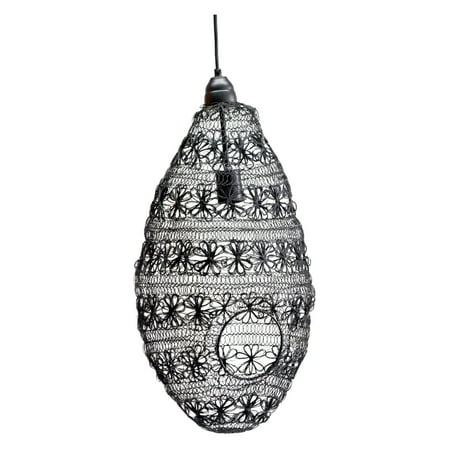 

A & B Home Florence Wire-Weave Oval Pendant Light