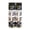 Clear, variant on Smart Design Mega Floor Lint Roller Refill - 50 Sheets - Set of 2