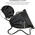 thumbnail image 5 of Drawstring Backpack Bag, Waterproof Draw String Back Sack with Zip Pocket, Gym Drawstring Bags Swim Bag for Men Women, 5 of 7