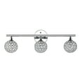 thumbnail image 4 of JONATHAN Y Maeve 23" 3-Light Iron/Glass Contemporary Glam LED Vanity Light, Chrome, 4 of 6