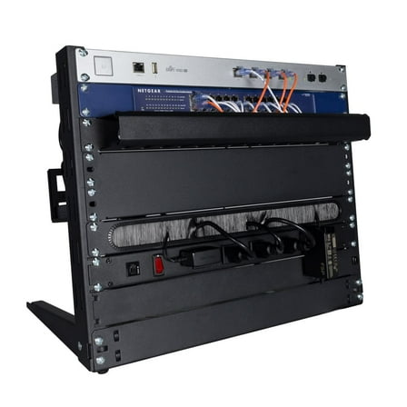 RackSolutions 8U Open Frame 2Post Desktop Server Rack - Lightweight, Compact, and Easy-to-Assemble Rack for Shallow EIA 19" Equipment