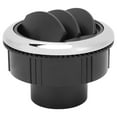 thumbnail image 1 of Universal ABS Electroplate Cover Trim Round Air Conditioning Outlet Practical for RV Boat Bus Car, 1 of 7