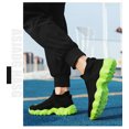 thumbnail image 3 of Men's Slip On Sock Knit Sneakers, Solid Color Breathable Fabric No Lace Low Top Athletic Walking Shoes for 2026 Spring Daily Wear, 3 of 4
