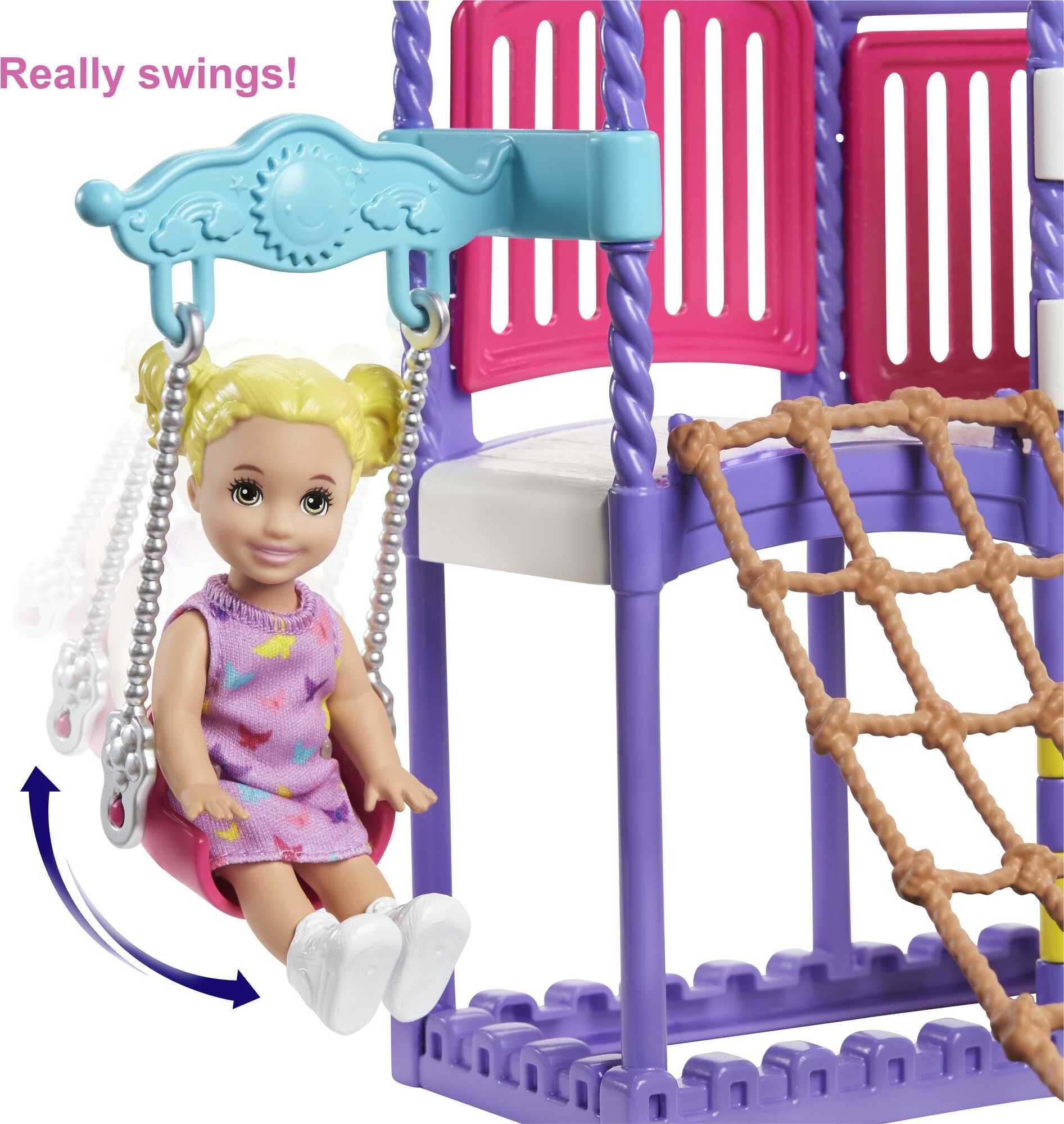 Barbie Skipper Babysitters Inc. Climb ‘n Explore Playground Dolls & Playset - image 5 of 7