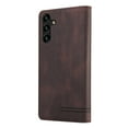 thumbnail image 3 of SaniMore for Samsung Galaxy A14 5G Case 2023 Released, [RFID Blocking] Flip Wallet Stand Cover Built-in Kickstand + Credit Card Holder Premium PU Leather Shockproof Protection, Brown, 3 of 9