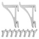 thumbnail image 4 of 10Pcs Freezer Clamp Cooler Shelf Clip Freezer Shelf Fixing Bracket Cooler Shelf Clip Freezer Clip, 4 of 5