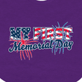 thumbnail image 4 of Inktastic My First Memorial Day Grunge with Fireworks Boys or Girls Baby Bib, 4 of 4