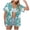 Mint Green, variant on Gubotare Hawaiian Shirts for Women Women's Hawaiian Shirt Short Sleeve Tropical Button Down Summer Beach Floral Hawaii Shirt Lightweight (AG,XXL)