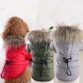 thumbnail image 3 of LOLIPPYY Durable Olive Green Pet Down Coat Dog Clothes Fashion Apparel for Outdoor Use, 3 of 8