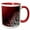 Red/White, variant on 3drose, Icy Branches in Twilight, 15oz Mug