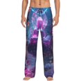 thumbnail image 1 of Balery Neon Buddha Cityscape Pantalones de pijama para hombre, pijama ultraligero, pantalón de descanso-3X-Large, 1 of 6