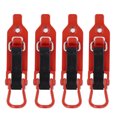 thumbnail image 4 of Abrazaderas de goma metálicas multiusos para montaje en pala para portaequipajes, color rojo, 4 unidades, 4 of 6