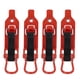thumbnail image 3 of Abrazaderas Goma Metálicas Multiusos para Montaje en Pala 4 Uds. Portaequipajes Color Rojo, 3 of 7