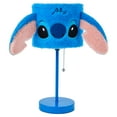 thumbnail image 3 of (2 pack) Lilo & Stitch 15" Power Outlet Table Lamp with Blue Shade, 3 of 9