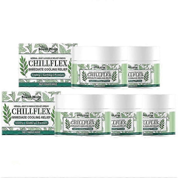1/2/3/4/5pcs Menthol Joint Muscle Relief Massage Cream Chillflex Herbal Soothing Cream For Joints And Muscles Discomforts