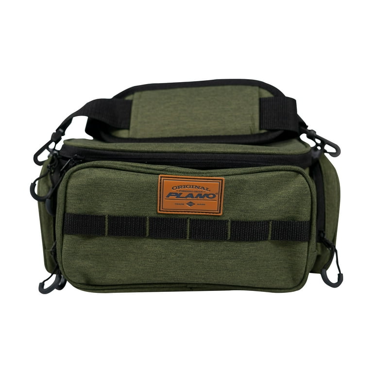 Plano Small 3500 Size Heathered Green Fishing Tackle Bag, with Two 3500 Size  Stowaways 