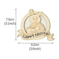 thumbnail image 3 of weibbin Wooden Easter Bunny Hanging Pendant Gift Wall Decorations Rabbit Easter Table Decorations Hanging Easter Honeycomb Centerpieces Easter Party Decorations, 3 of 6