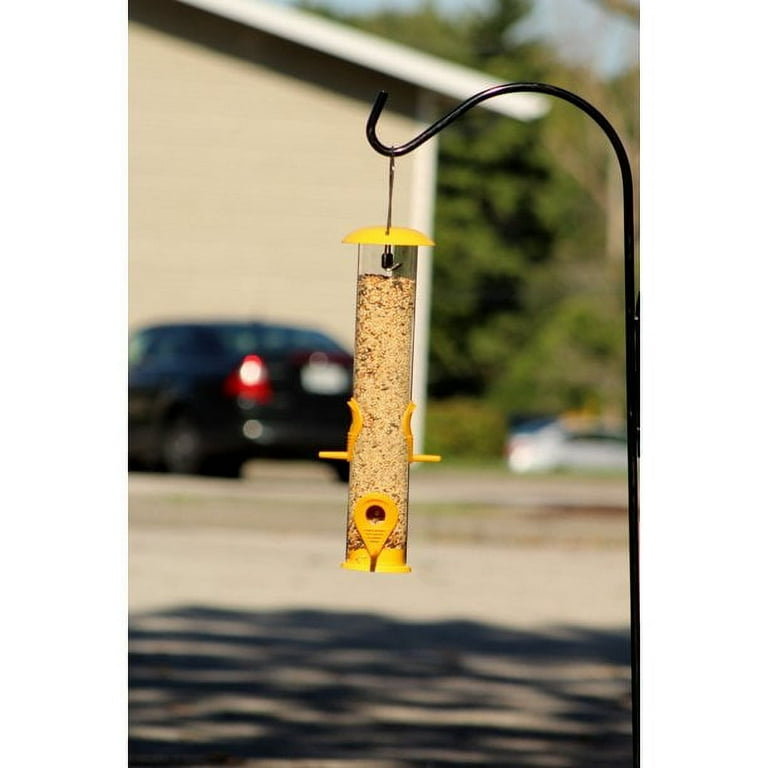 Ashman Bird Feeder, Metal Top and Bottom, Spacious Design, Attractive & Long Lasting, Fill it with Sunflower Black Oil Seeds, Clean and Fill, Great Gift for Friends and Family, Red Ashman Bird Feeder, Metal Top and Bottom, Spacious Design, Attractive & Long Lasting, Fill it with Sunflower Black Oil Seeds, Clean and Fill, Great Gift for Friends and Family, Red