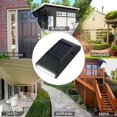 thumbnail image 3 of Outdoor Solar Powered 6 LED Wall Light Garden Security Landscape Lamps Yard Walkway Lighting, 3 of 6