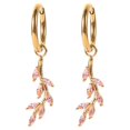 thumbnail image 2 of Jumpingount Pendientes de aro de 2 uds., pendientes colgantes de hojas, joyería elegante de Metal, Navidad, Halloween, regalos de Acción de Ropa, zapatos y accesorios Miscelánea Tipo-02, 2 of 6