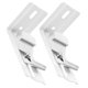 thumbnail image 3 of 2pcs Vertical Blind L-Bracket Blind Brackets Vertical Blind Headrail L Shape Metal Louver Brackets, 3 of 4