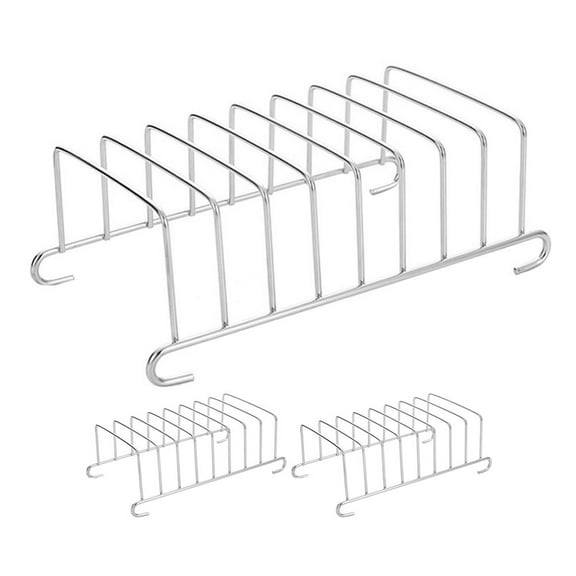MRLESS 3pcs Stainless Steel Toast Rack 8 Slice Toast Rack Bread Loaf Slice Holder Stand Table Serving Dish Drainers Dryer Rack Sink Colander For Air Fryer Kitchen Counter