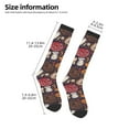 thumbnail image 5 of Balery Forest Wild Mushroom Fun Novelty Socks Men'S Women'S Crew Socks Funny Crazy Novelty Socks Quirky And Cool Socks, 5 of 9
