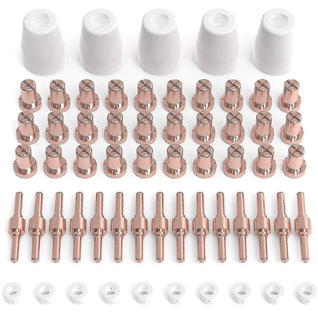 60 piezas de consumibles de corte por plasma LIUYMXG para linterna Cut40 50 con cortador de plasma Pt31 Lg40 YGZ